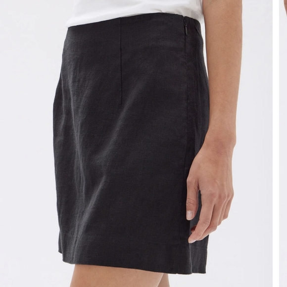 Assembly Label White Linen Skirt - Picture 12 of 14